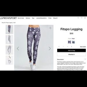 Prism sport fitspo viper leggings